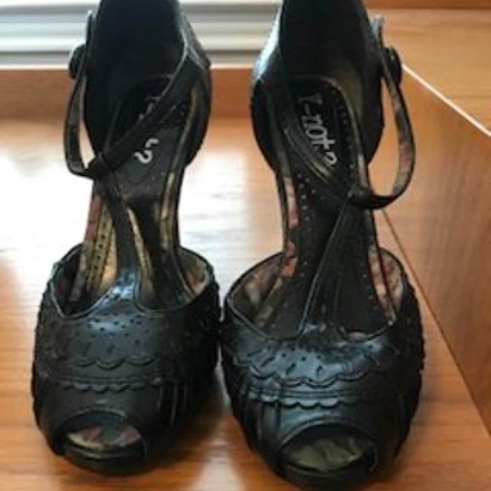 Black Y Not shoes